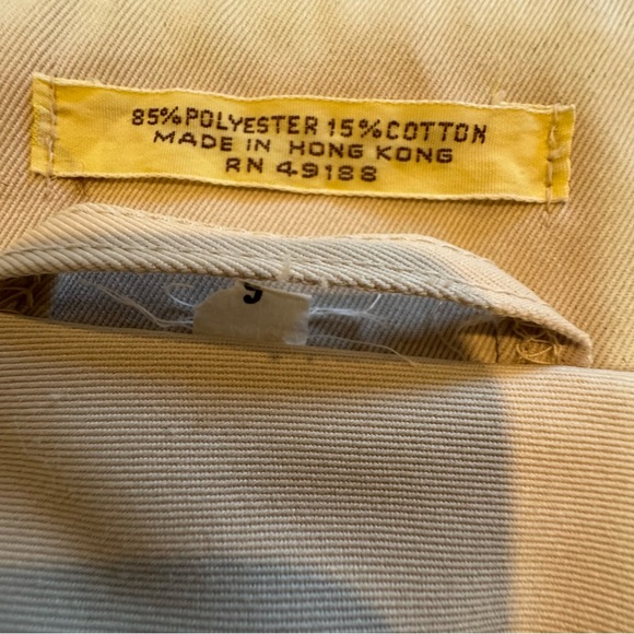 Sears JR BAZAAR Vintage 60/70’s Beige Trench Coat with Belt - Picture 10 of 16